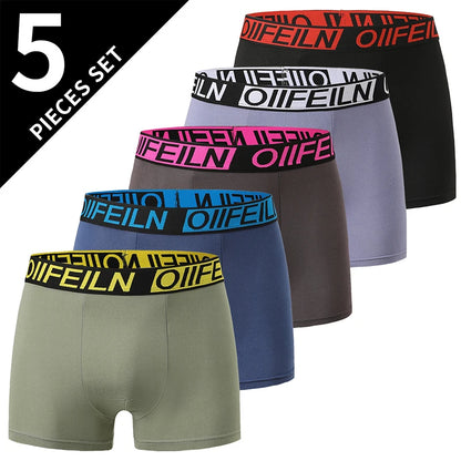 Herr Boxershorts 5/10-pack Svart Guldtryck – Bekäma Plus Size Sport & Strand, S–XXXL