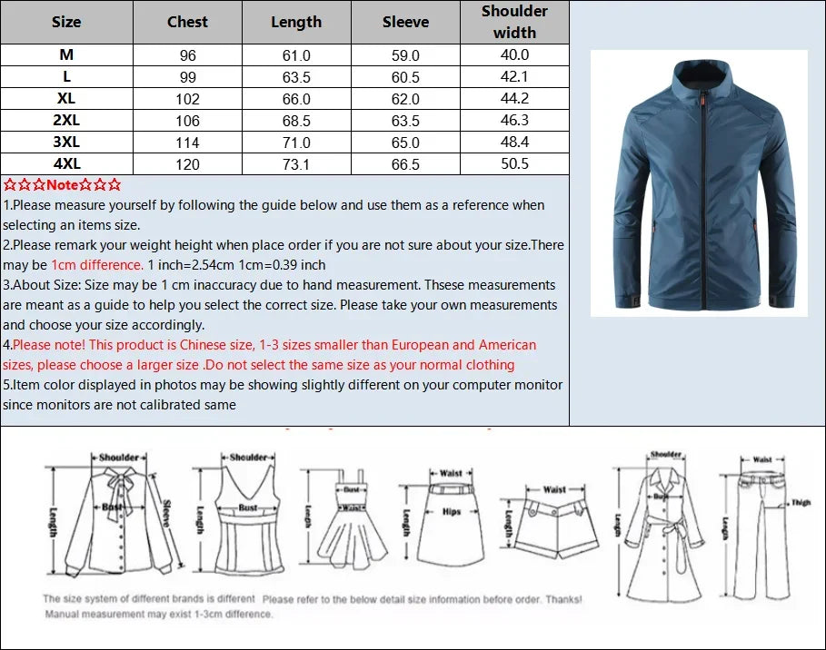 Unisex Lättviktig Friluftsjacka – Vattentät Snabbtorkande Skin Jacket för Vandring, Camping & Fiske, 3 Färger