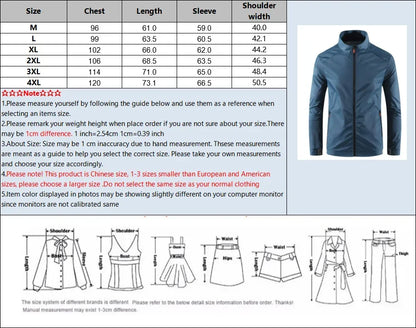 Unisex Lättviktig Friluftsjacka – Vattentät Snabbtorkande Skin Jacket för Vandring, Camping & Fiske, 3 Färger