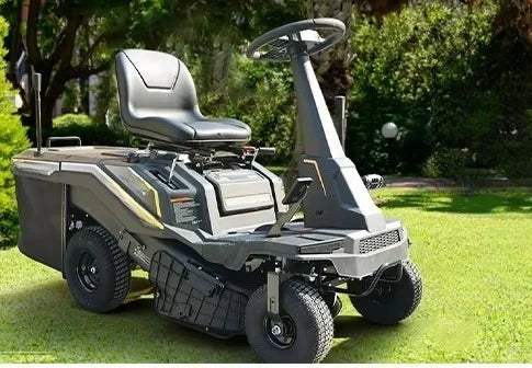 Åkgräsklippare med bensindrift och 24V