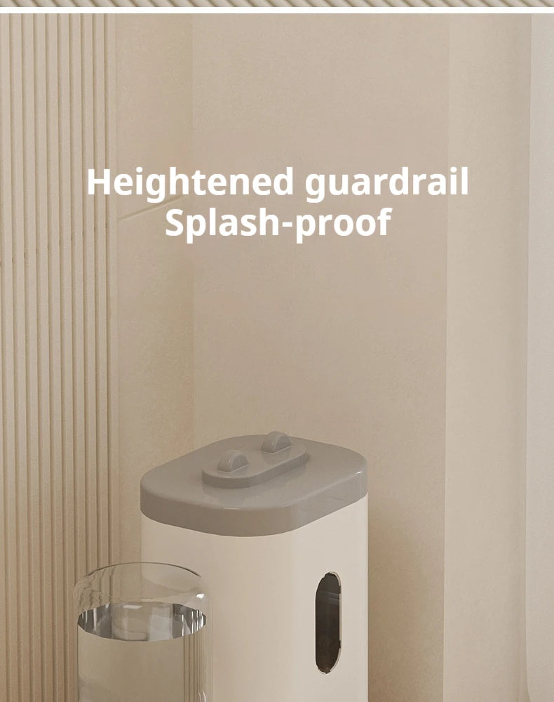 2-in-1 Large Capacity Cat Automatic Feeder, Water Dry Wet Separation Design No Battery Required - For Cats Small Dogs