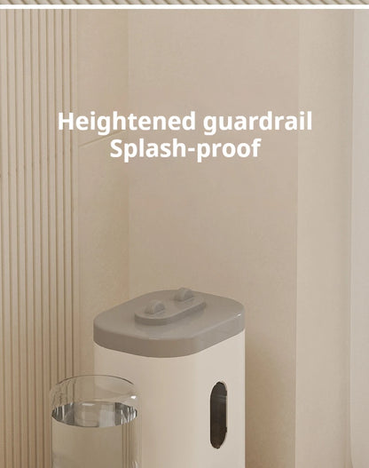 2-in-1 Large Capacity Cat Automatic Feeder, Water Dry Wet Separation Design No Battery Required - For Cats Small Dogs