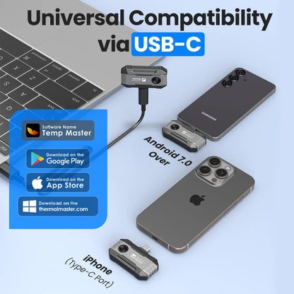 Värmekamera P1 för USB-C iPhone och Android 320x240
