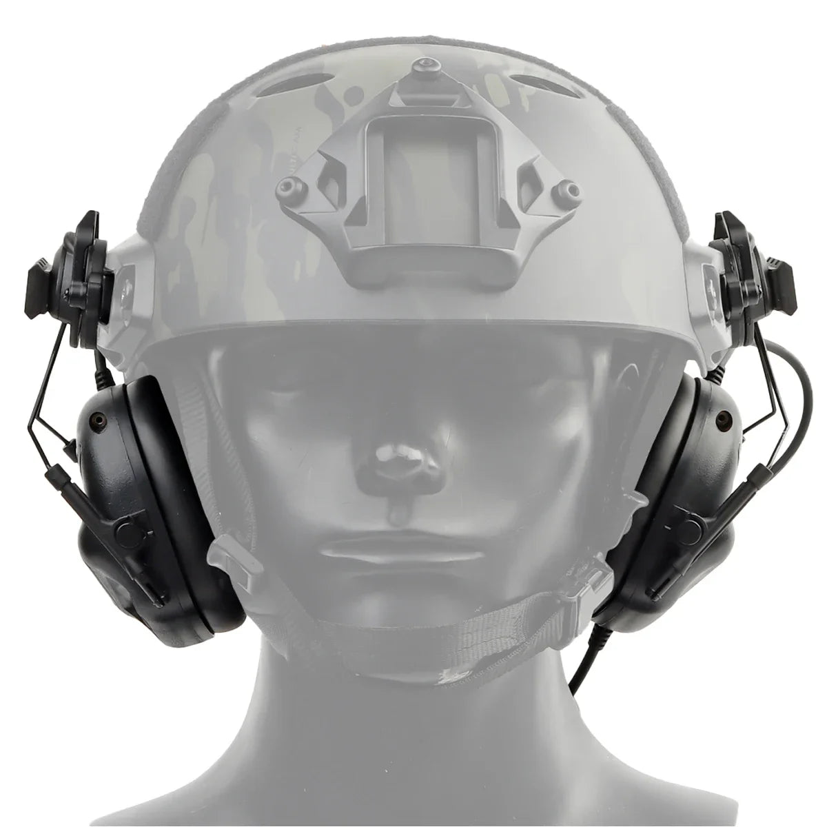Tactical Helmet Headset Non-picking Noise-Cancelling Headset For Gen5 Helmet Headset Baofeng Radio PTT Adapter Mobile Earphone