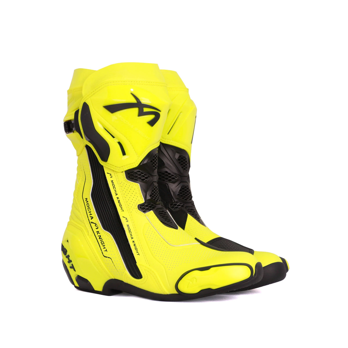 Racingstövlar MK099 i läder – proffsstövlar för bana och offroad, unisex 35–46