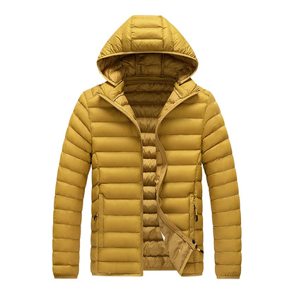 Vinterparkas Herr – Vattentät, varm, löstagbar huva, S–8XL, 11 färger