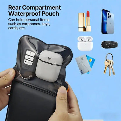 Vattentätt Mobilfodral med Flytfunktion – IPX8 30m, Transparent PVC, Passar upp till 7", iPhone & Samsung
