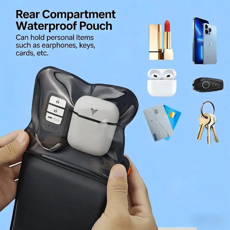 Vattentätt Mobilfodral med Flytfunktion – IPX8 30m, Transparent PVC, Passar upp till 7", iPhone & Samsung