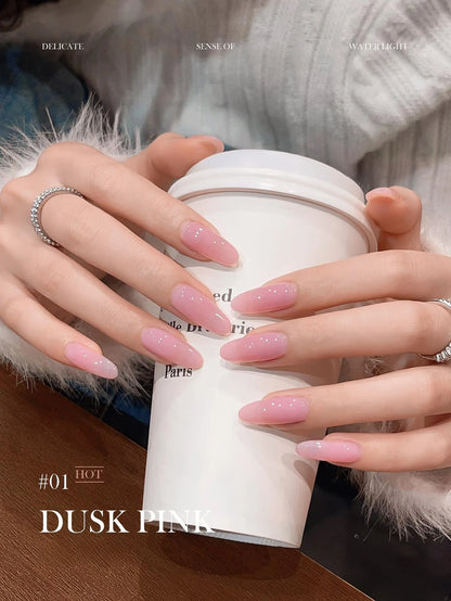 1-30pcs PSK Nude Pink Color Nail Art Ice Transparent Bare Color Nail Enamel 2026 New Net Red Popular White Gel Nail Polish