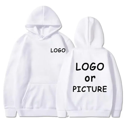 Hoodie Eget Logotyp & Tryck – Enfärgad | Reklamkläder & Streetwear