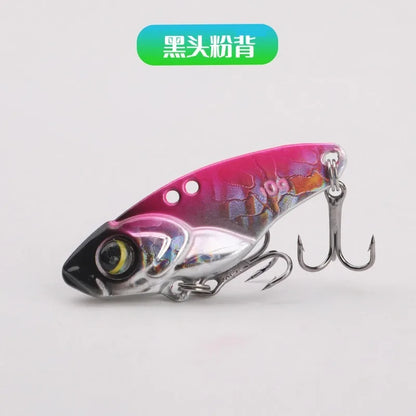 NEW 1PC Metal VIB Fishing Lures 5g 7g 10g 15g Metal Jig Crankbait Wobbler Vibration Baits Pesca Tackle for Trout Bass Pike Perch