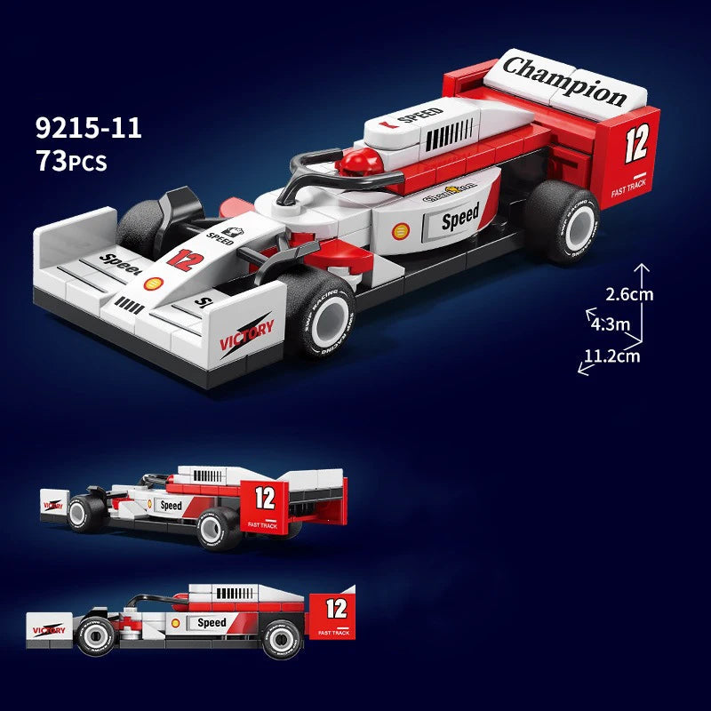MOC Racerbil Byggklossar – LEGO-kompatibel ABS Rally Supersportbil 12 Modeller CE EN71 Jul Present 14+ år 2026