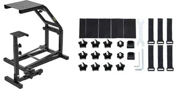 Racing Simulator Self-Career Steering Wheel Stand with Optional Shifter Mount for Xbox PS PlayStation for Logitech G27 G29 Gaming Wheel Stand Wheel Pedals