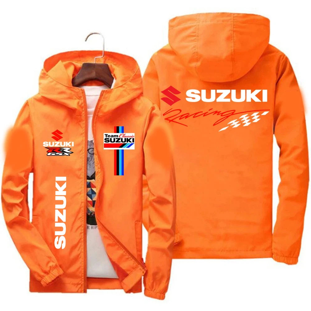 Suzuki Racing Jacket Herr – Vindtät Casual Sportsjacka Vår & Höst