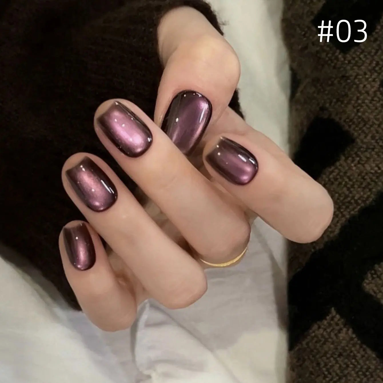 MIANEL Orion Nebula Cat Eye Gel Nail Polish Sparkling Crystal Shimmer Blue Purple Gold 2026 Spring/Summer Unique Special