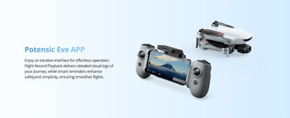 Potensic ATOM 3 C0 Drone with A Camera 8K Photo 4K 60fps Video Max 16KM Range 1/1.3’’ CMOS 3-Axis Gimbal Professional Mini Dron