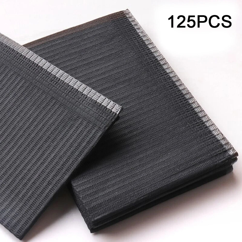 250/125/50/20pcs Black Tattoo Cleaning Wipes Pad Disposable Dental Piercing Bibs Waterproof Sheets Paper Tattoo Accessories