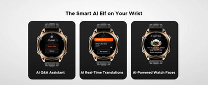 DOOGEE Anywise W1 AI Smart Watch GPS 1.43" AMOLED Display 24Hrs Health Monitoring 5ATM Water Resistance Waterproof Sport Watch