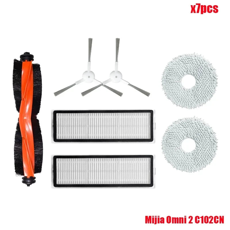 Reservdelar till Xiaomi Robot Vacuum X20 / X20+ – Börstar, Filter, Mopp & Dammpåsar