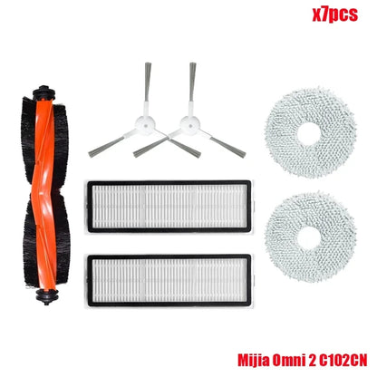 Reservdelar till Xiaomi Robot Vacuum X20 / X20+ – Börstar, Filter, Mopp & Dammpåsar