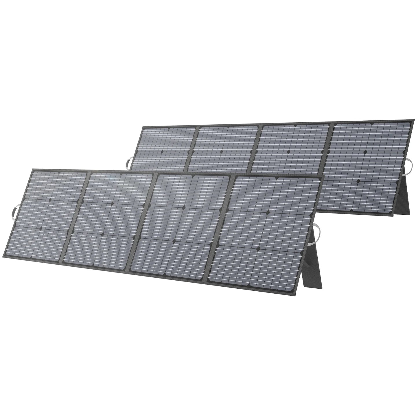 MHPOWOS Portabel Solpanel – 110W/220W/400W, Monokristallin 23,5%, IP67, Kickstands, Jackery/EcoFlow/Bluetti, Camping/Husbil/Off-Grid, Multi-lager