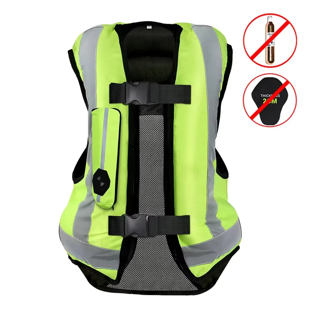 Motorcykeljacka med airbagväst