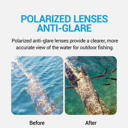 Polariserade Solglasögon UV400 – Anti-bländning för Friluftsliv, Fiske & Cykling