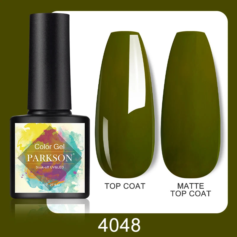 Parkson No Wipe Top Base Coat Nail Gel polish Design Enhancer Varnish Semi Permanent Soak Off UV LED Nail Art Tool