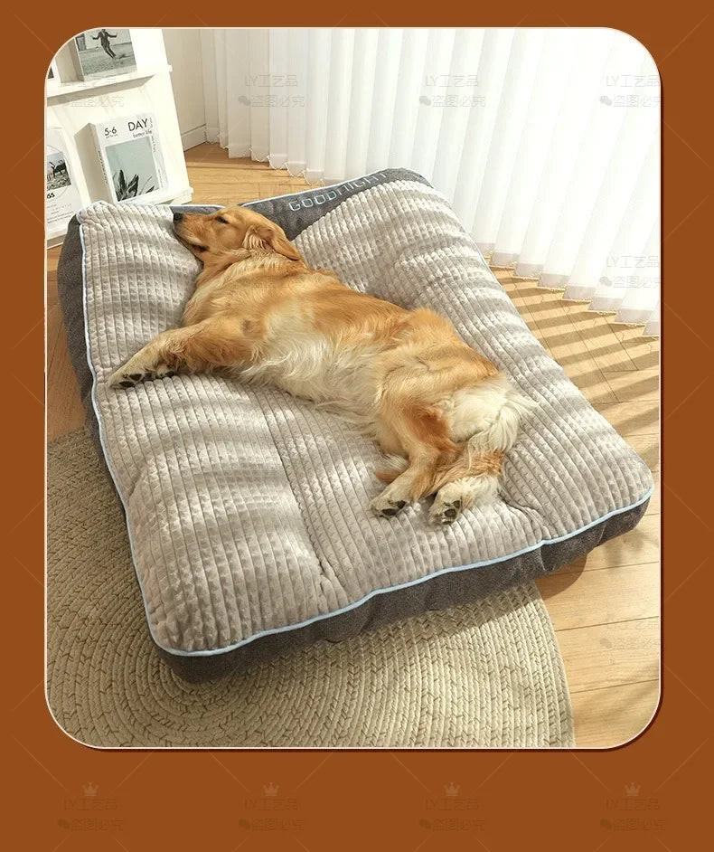 Winter Dogs Cats Bed Mat Large Dog Mat Warm Pet Nest Kennel for Small Medium Large Puppy Kitten Plus Size Sleeping Mattress