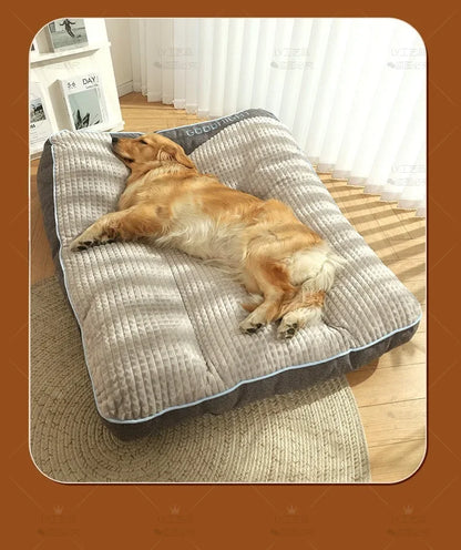Winter Dogs Cats Bed Mat Large Dog Mat Warm Pet Nest Kennel for Small Medium Large Puppy Kitten Plus Size Sleeping Mattress