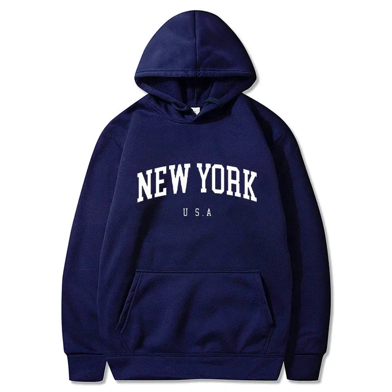 Letter Printed Hoodies Men Women Fashion Graphic Sweatshirts Casual Harajuku Pullover Sportswear