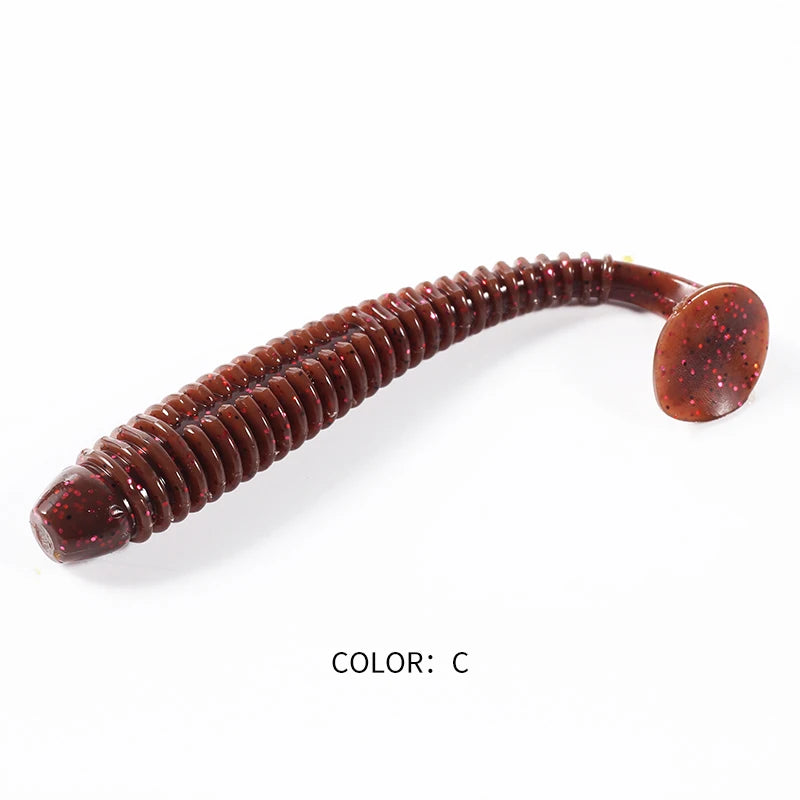 Supercontinent Impact Ring Shad Fishing Lure Soft 63mm 80mm 97mm Plastics Baits Swimbait Jigging Lure Artificial Baits