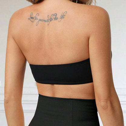 Plus Size Women's Front Fastening Bandeau Bras Strapless Push Up Wirefree Comfortable Bra Strapless Everyday Padded Bralette
