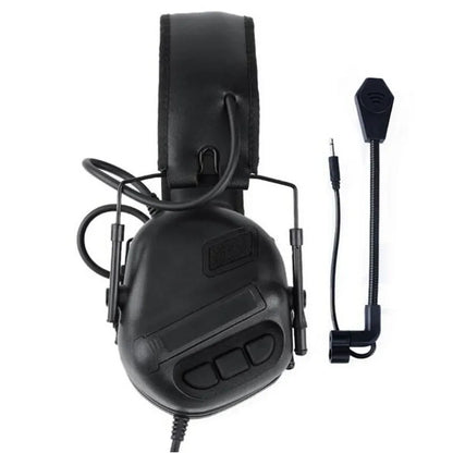 Taktiskt Headset utan Ljudupptagning & Brusreducering - Jakt & Airsoft