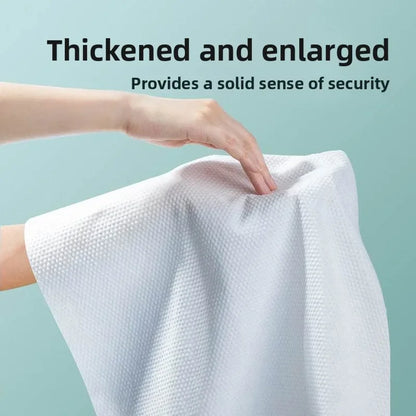 Thickened Large Size Disposable Towel for Face Washing Beauty Salon Foot Bath Towel Soft Absorbent Single Layer Plant Fiber