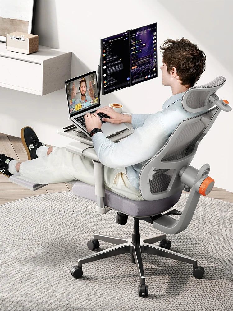 Newtral MagicH-GPro Home Office Ergonomic Chair With Workstation LAPD, with Footrest, 5D Headrest, 4D Armrest