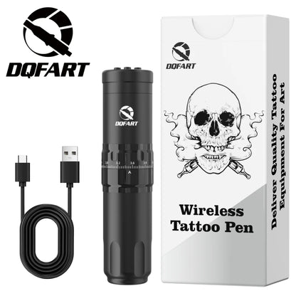 DQFART T1Pro Set Tattoo Electric Wireless Machine 1500mAh 10500Rmp/12V Tattoo Needles Tattoo Ink Artists Body Art High-quality