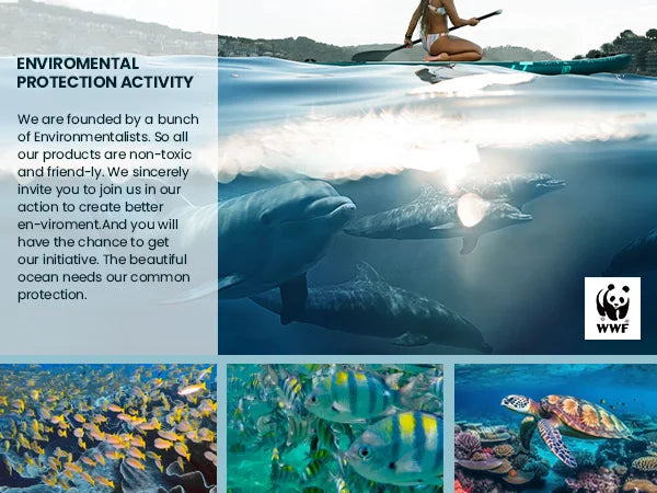 EGGORY Uppblåsbar SUP-bräda – Ca 335 cm, 7 Designs, Komplett Set, Skickas från Tyskland