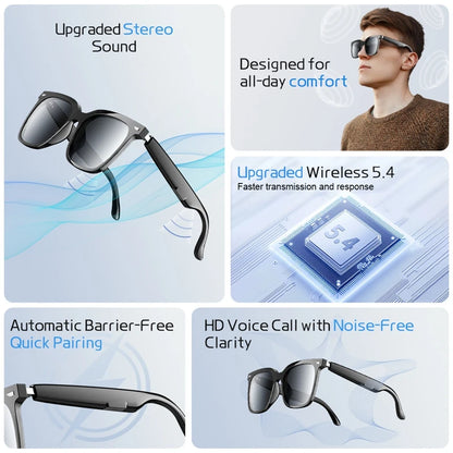 Xiaomi Glasses AI Smart Glasses Wireless Bluetooth 5.4 Voice Assistant Music Motorcycle Glasses Gifts For Friends 2026 New