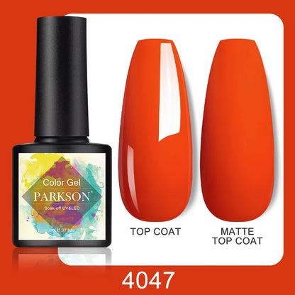 Parkson No Wipe Top Base Coat Nail Gel polish Design Enhancer Varnish Semi Permanent Soak Off UV LED Nail Art Tool