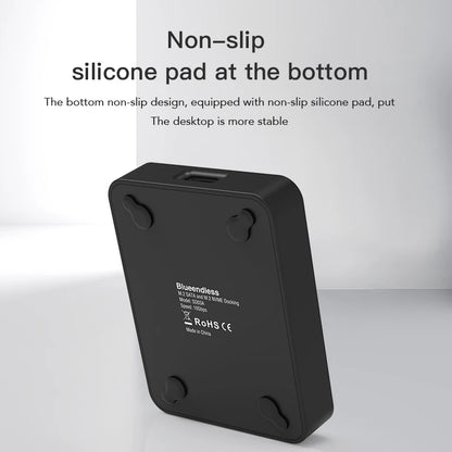 External SSD Hard Disk M.2 SSD Enclosure 10G Reading Writing Speed SSD Case For M.2 NVME SATA SSD Docking Station Plug and play