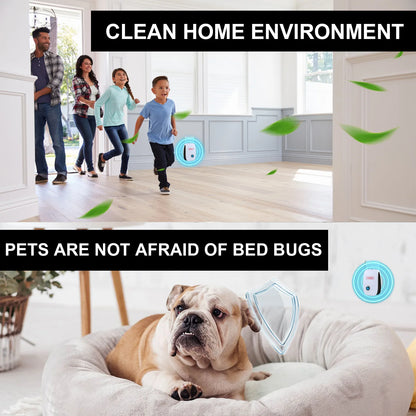 Plug-In Ultrasonic Pest Repeller,Electronic Insect Control,Mosquito Repellent For Home,Repels Mice Ants Spiders Cockroaches