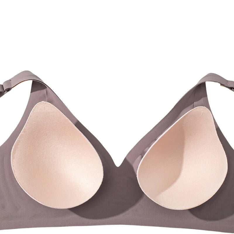 4Pcs/Set Seamless Bras For Women Wireless Brassiere Soft Padded Underwear Female Push Up Underwear Sexy Lingerie Intimates S-5XL