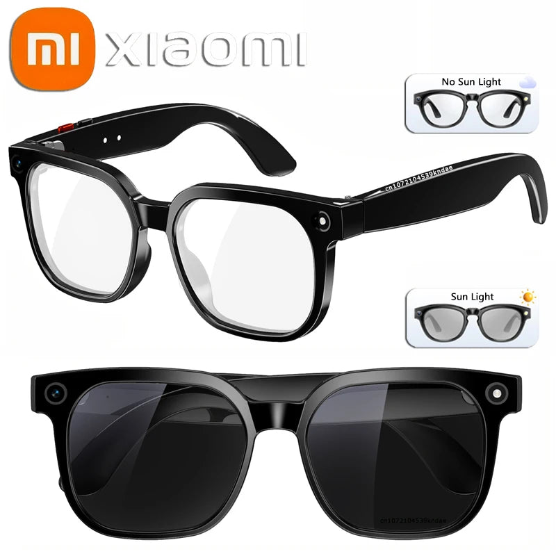 Xiaomi AI Camera Glasses Multi-functional 4K 800MP Photochromic Smart Glasses Anti-shake Shooting Tech With 290mah Large Battery