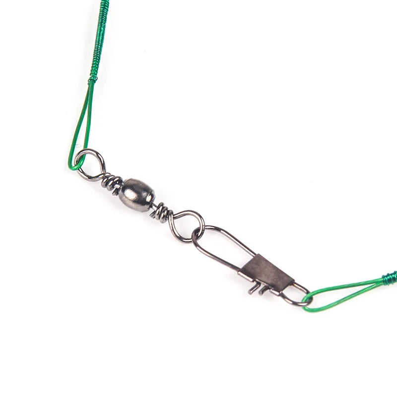 Stålförtommar med Svivel – 20-pack, 15/20/30cm, Betsskyddad Wire