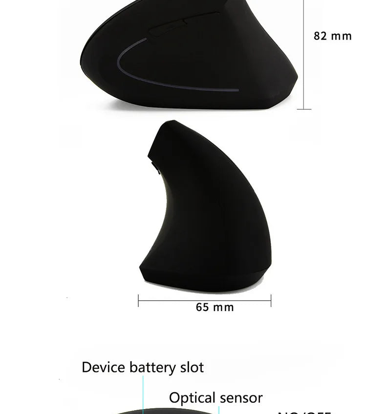 Bärbar trådlös USB- och Bluetooth-gamingmus