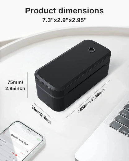 Marklife X4 Termisk Etikettskrivare – 4x6" Fraktetiketter Bluetooth Automatisk Igenkänning 110mm Vit Svart EU US UK 2026