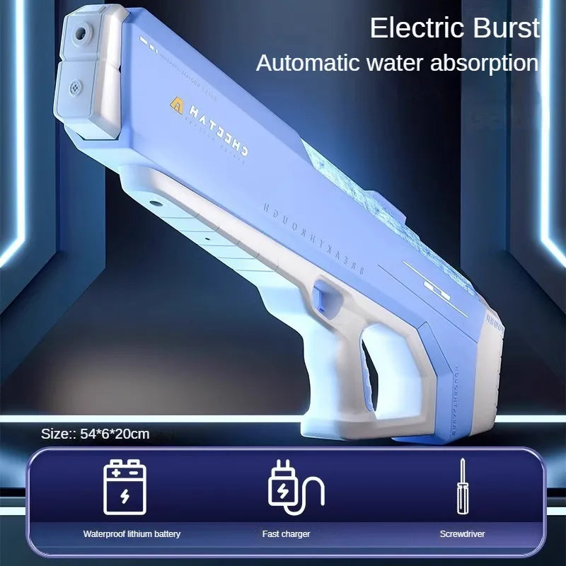 Automatisk högtrycksdriven elektrisk vattenpistol för vattenkrig