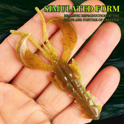 Supercontinent CRAZY nimble Total length 8cm/4.2cm Lobster Soft Lure Fishing Lures Attractive Shrimp odor salt Wobbler