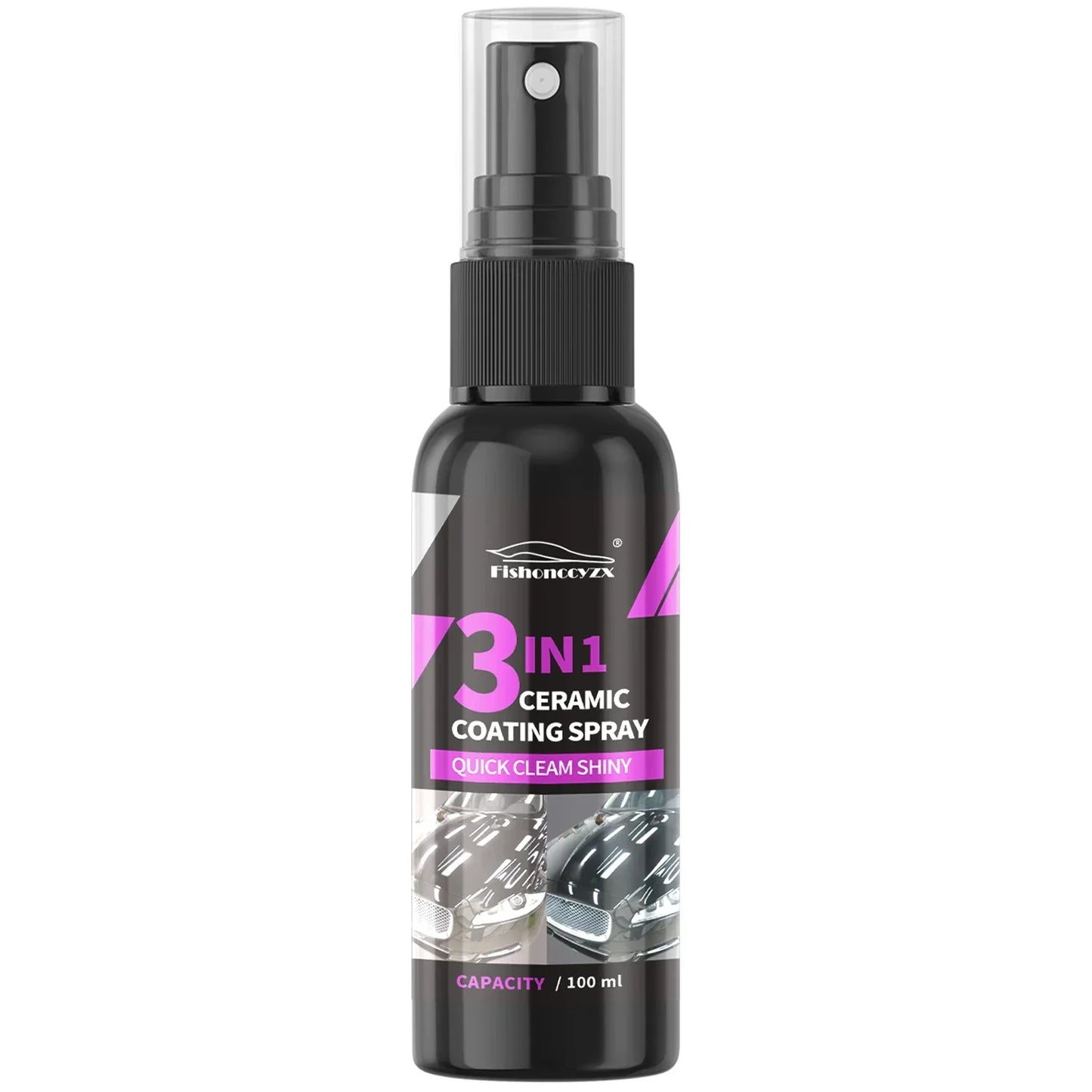 3 in 1 Car Ceramic Liquid Coating Spray Nano Crystal Hydrophobic Layer Polishing Agent High Gloss Paint Protection Wax Car Care